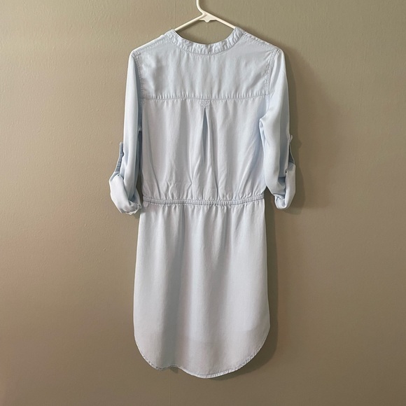 Alya Light blue Midi Dress Size Medium - Picture 3 of 12